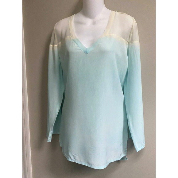 NEW~ Gypsy '05 ombré silk‎ tunic top~ S - Picture 1 of 6